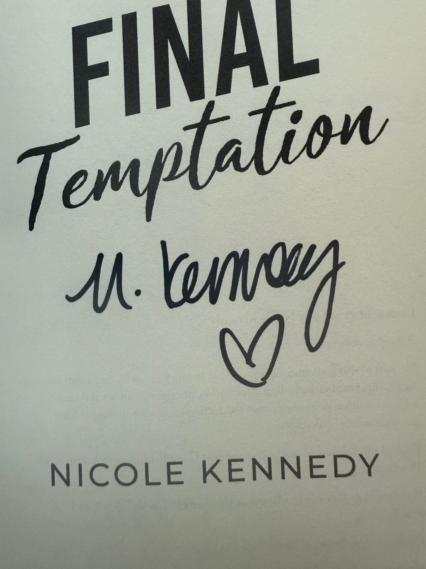 Final Temptation