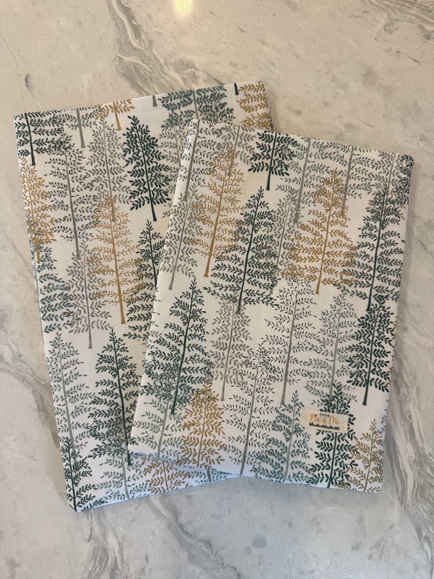 Multi-Color Trees Book Sleeve
