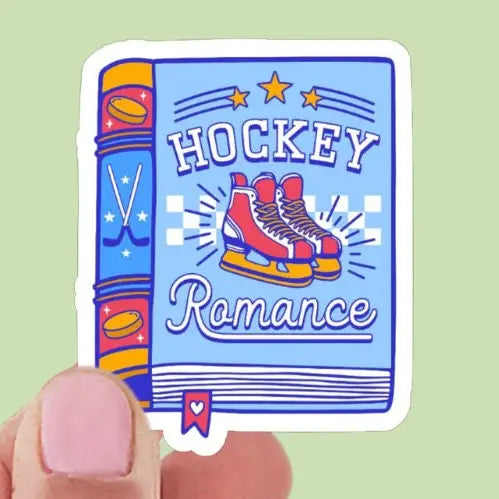 Hockey Romance Book Vinyl Sticker