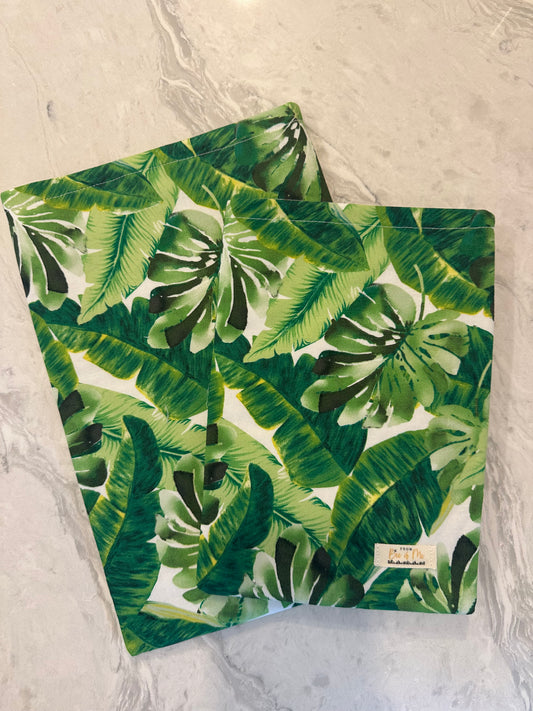 Tropical Greenery Book Sleeve