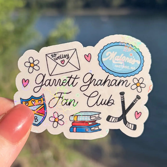 Off Campus Garrett Graham Fan Club Inspired Sticker