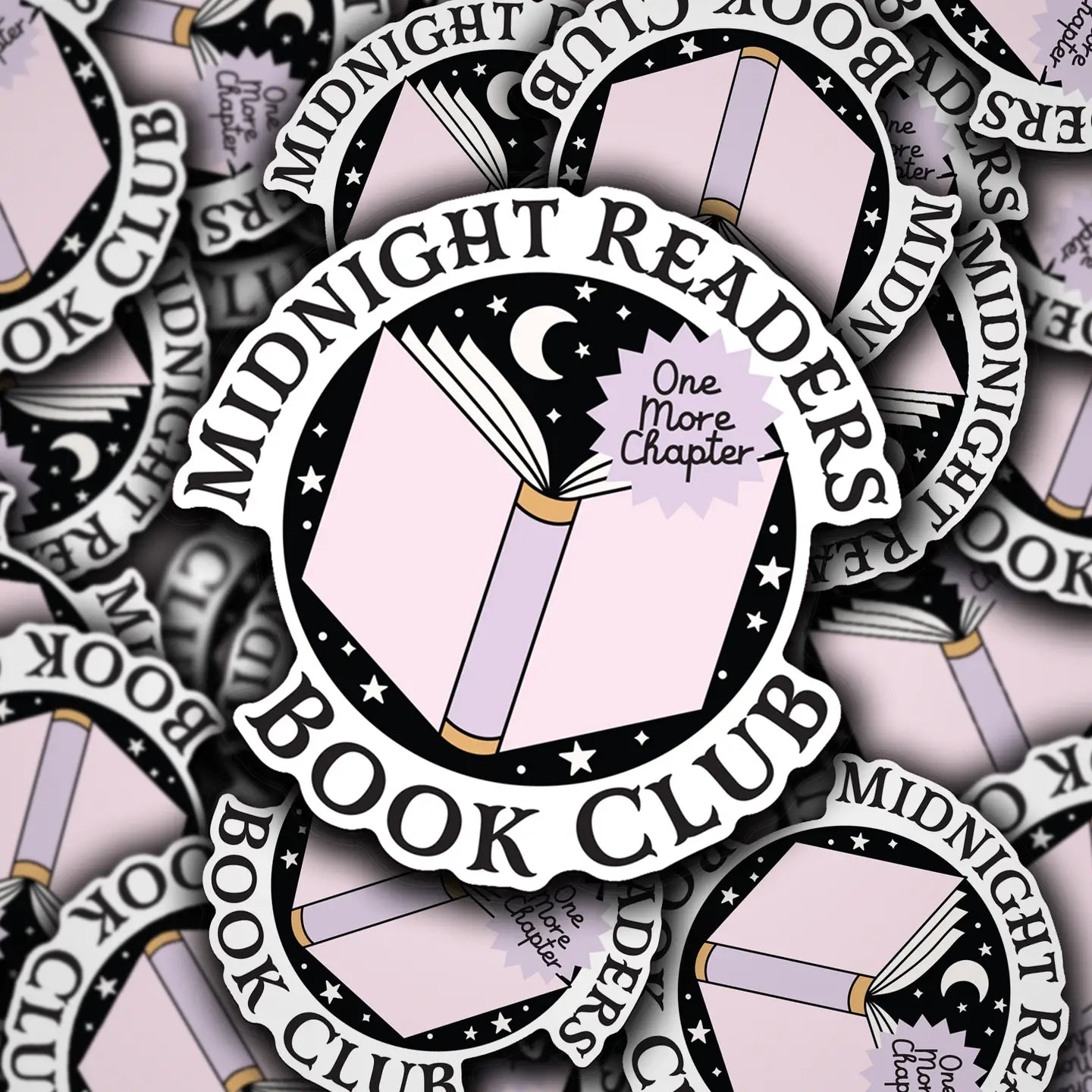 Vinyl Sticker Decal Midnight Readers Book Club