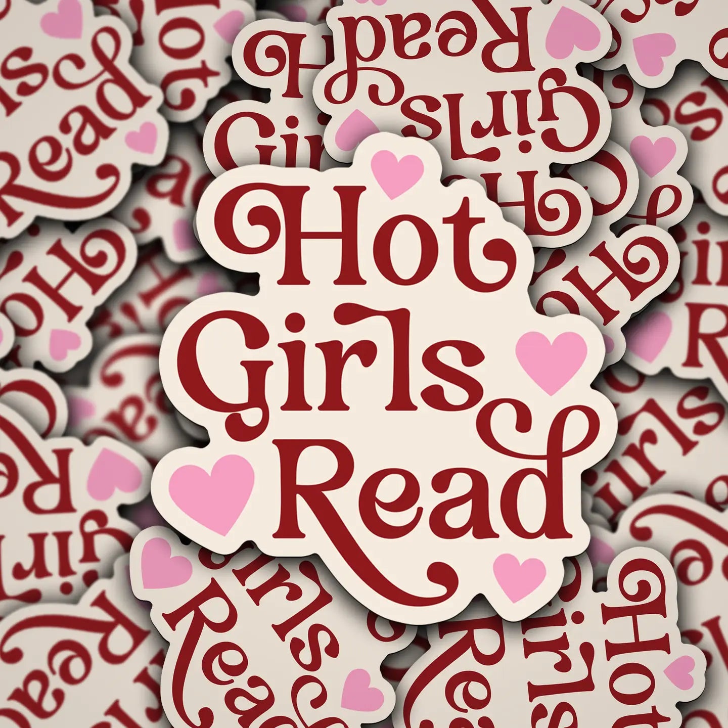 Vinyl Sticker Decal Hot Girls Read