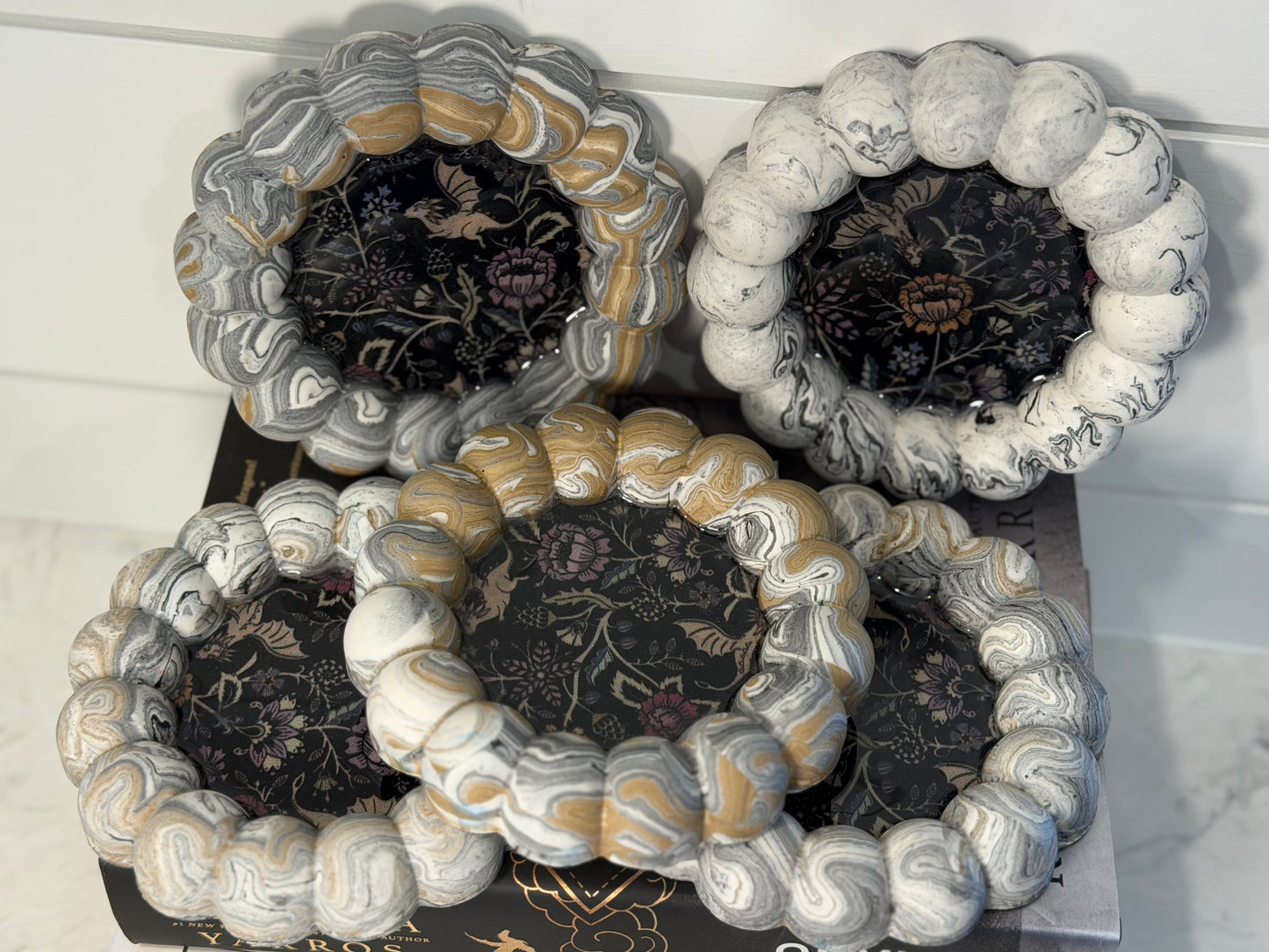 Bubble Coaster and Trinket Tray - Dragons