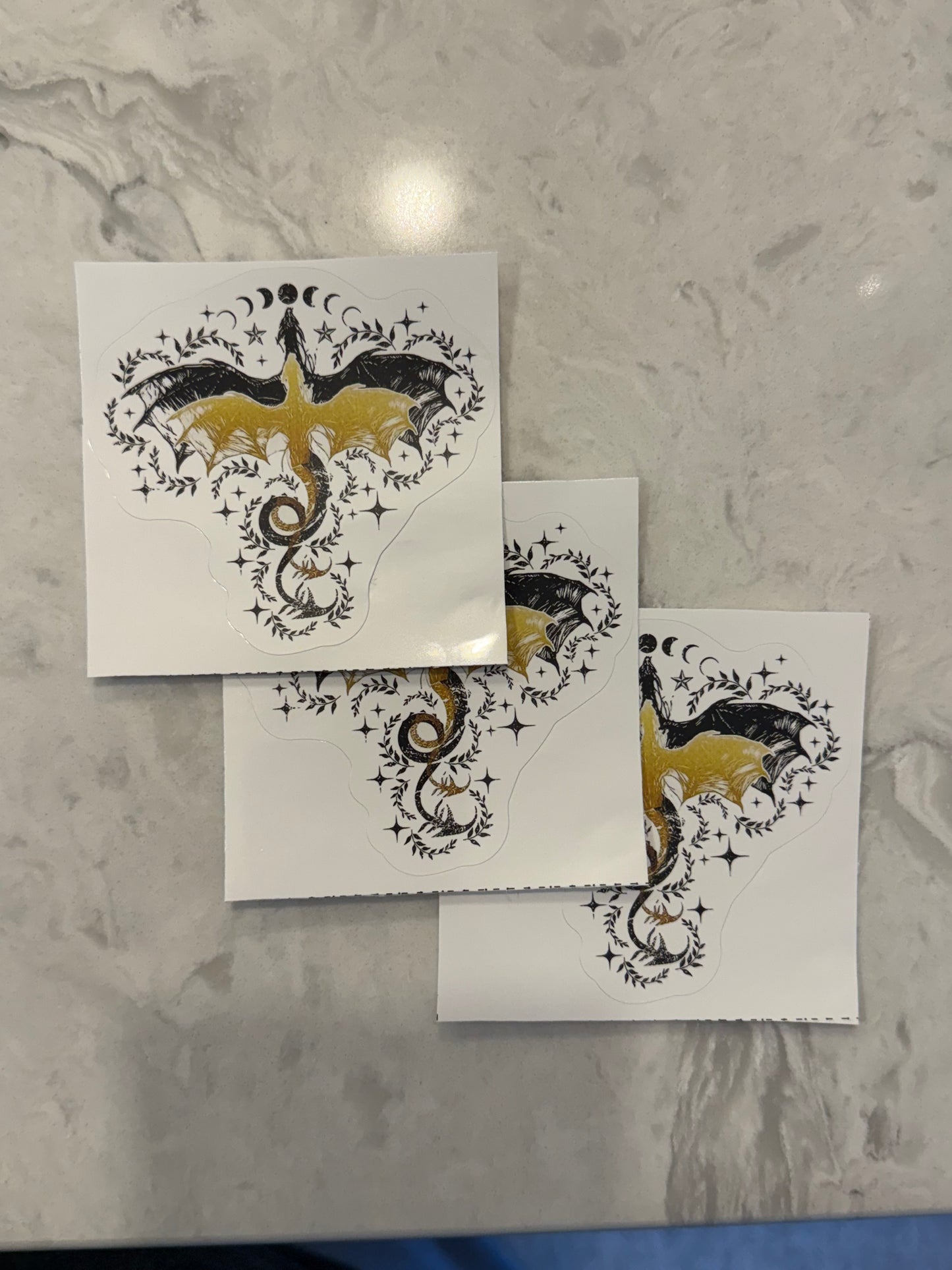 Vinyl Sticker Decal Dragons