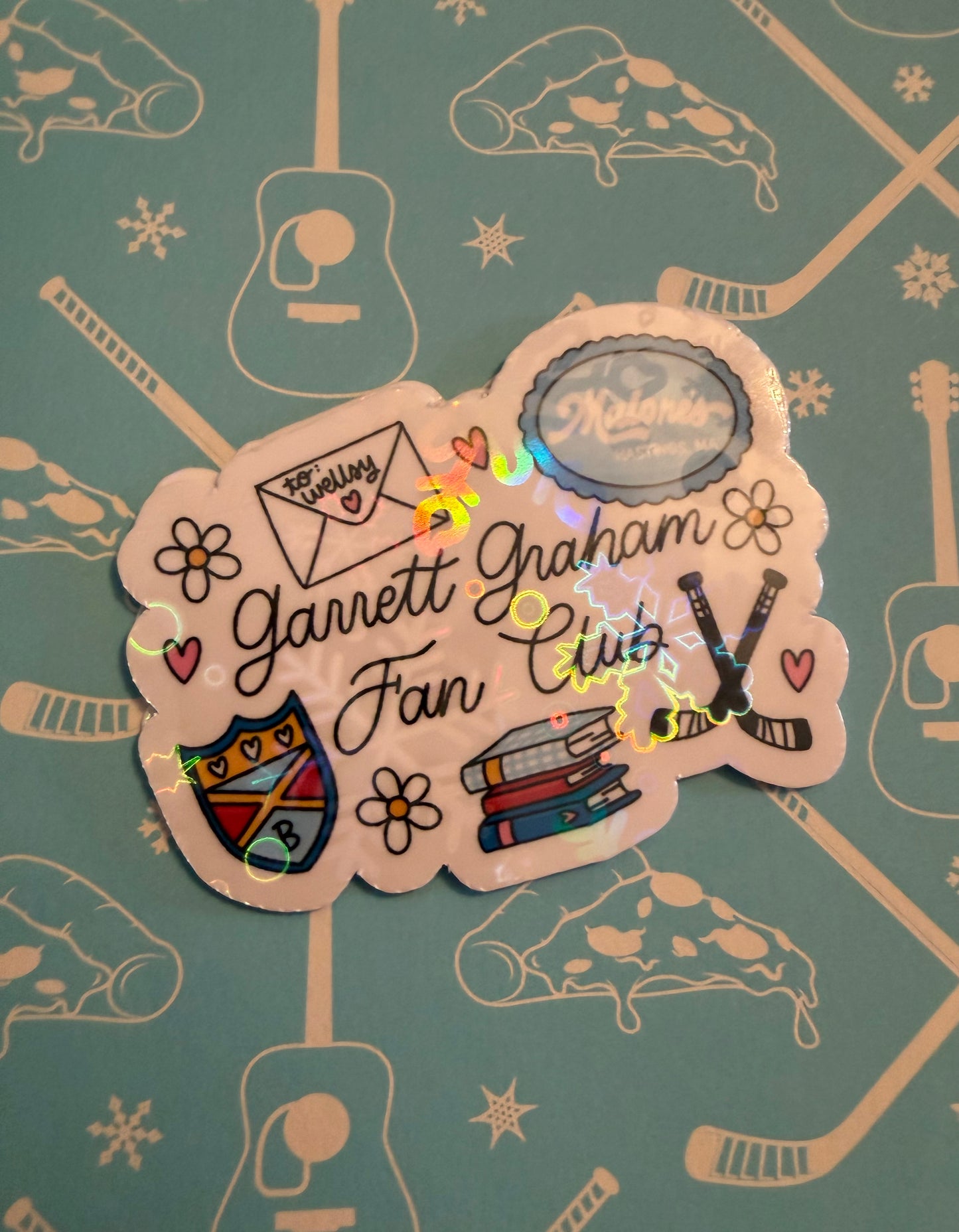 Off Campus Garrett Graham Fan Club Inspired Sticker