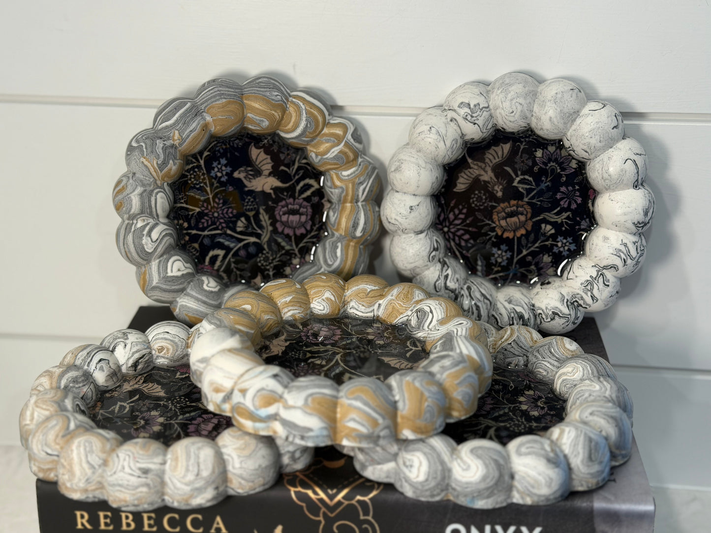 Bubble Coaster and Trinket Tray - Dragons