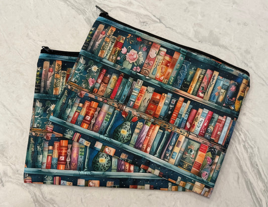 Bookshelf Cosmetic Bag