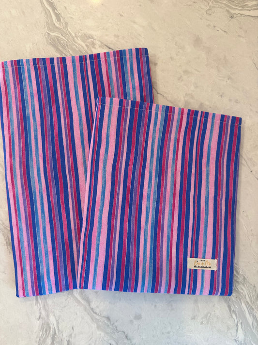 Striped Book Sleeve